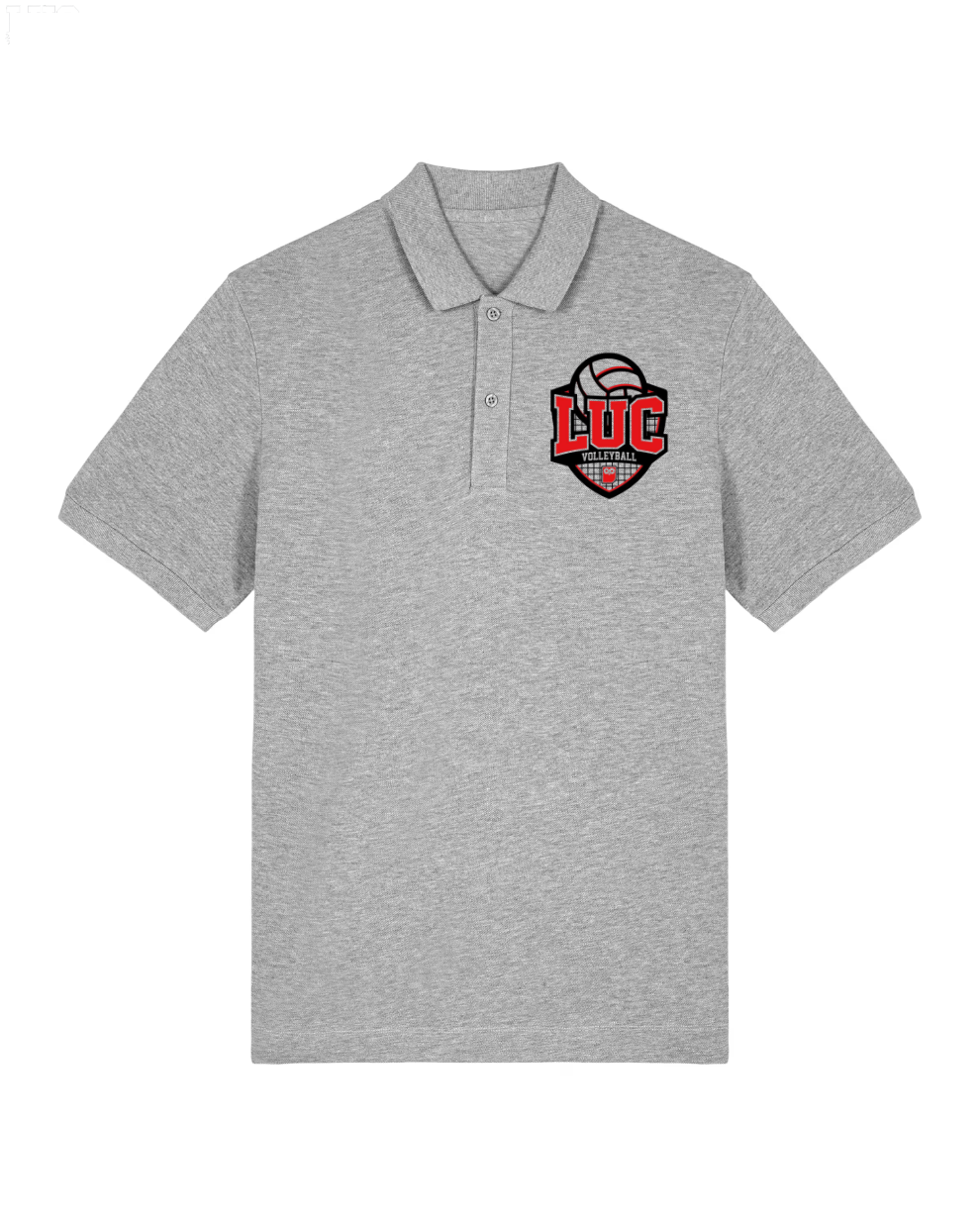 LUC Volleyball Polo Grey – Femme