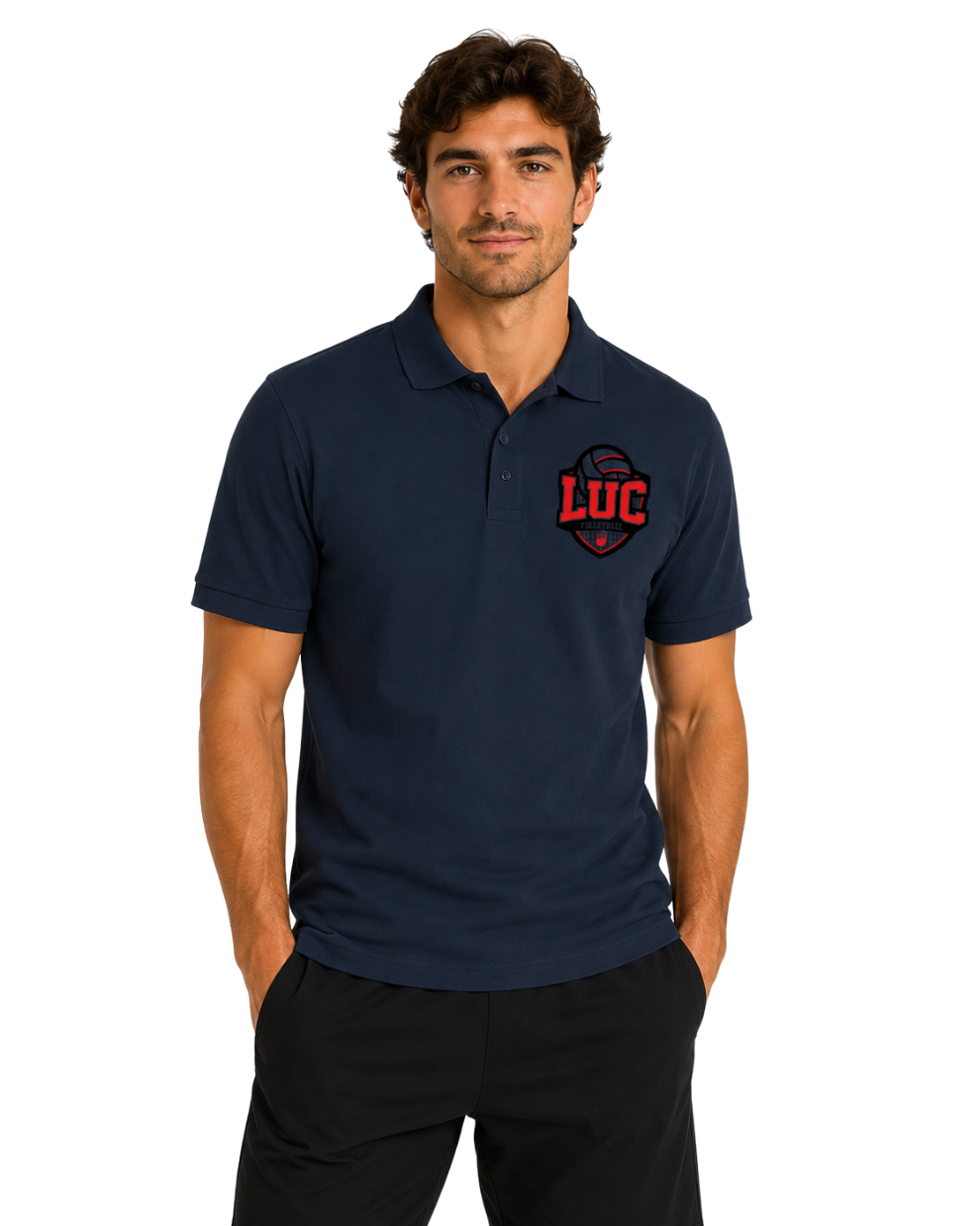 LUC Volleyball Polo Navy
