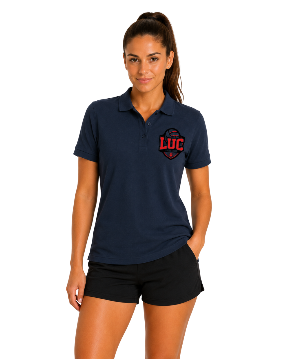 LUC Volleyball Polo Navy